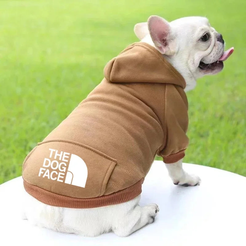 1pc Dog Hoodies Sweatshirt Jacket Warm Fashion Pet Coat Chihuahuas Bulldog Costume Puppy Pet Autumn
