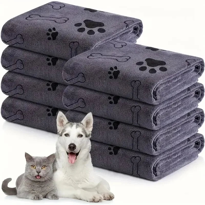 Toalha de Secagem em Microfibra para Pets