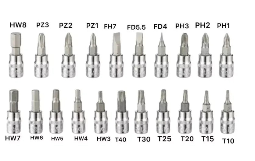 Kit de Soquetes com Catraca 46 Peças Profissional