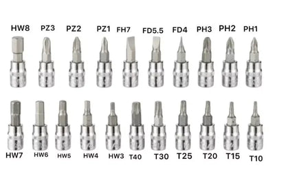 Kit de Soquetes com Catraca 46 Peças Profissional
