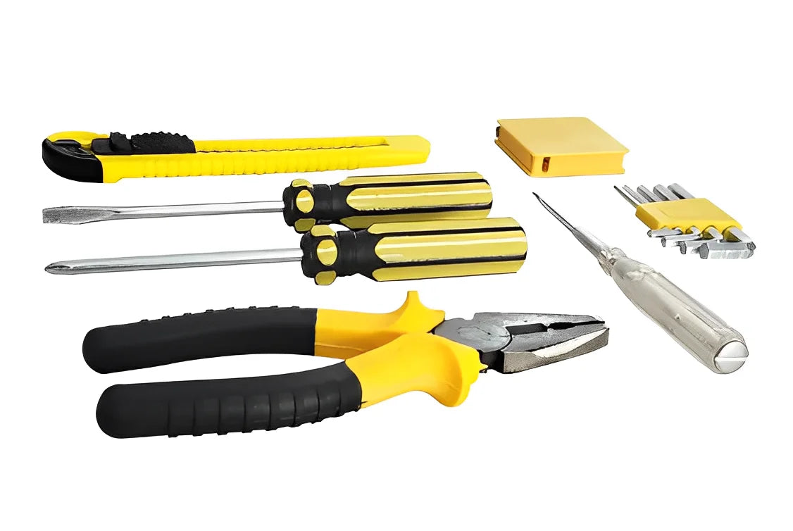 Kit de Reparos domésticos Profissional - 12 Peças