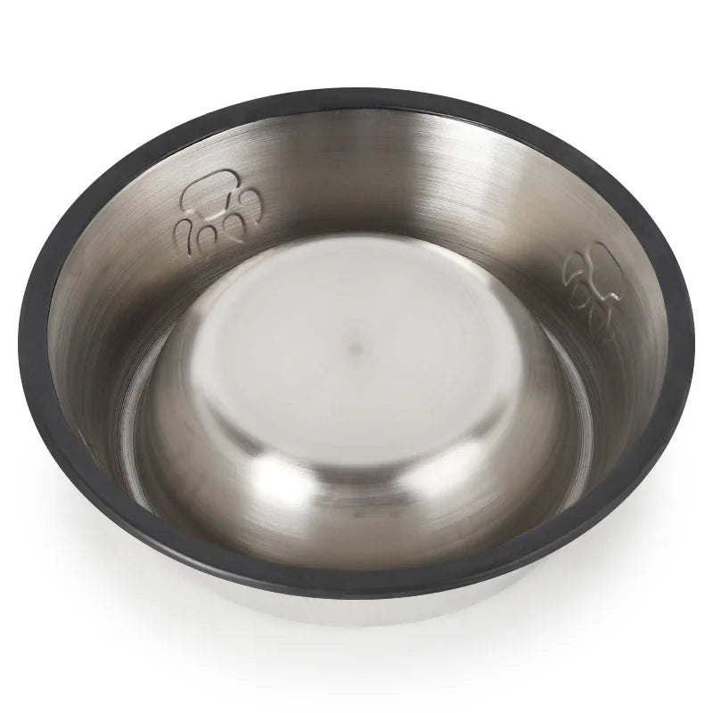 Comedouro de Inox Antiderrapante para Pets