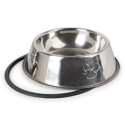 Comedouro de Inox Antiderrapante para Pets