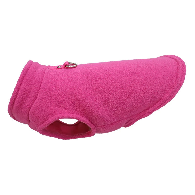 Roupinha Fleece para Cães com Guia
