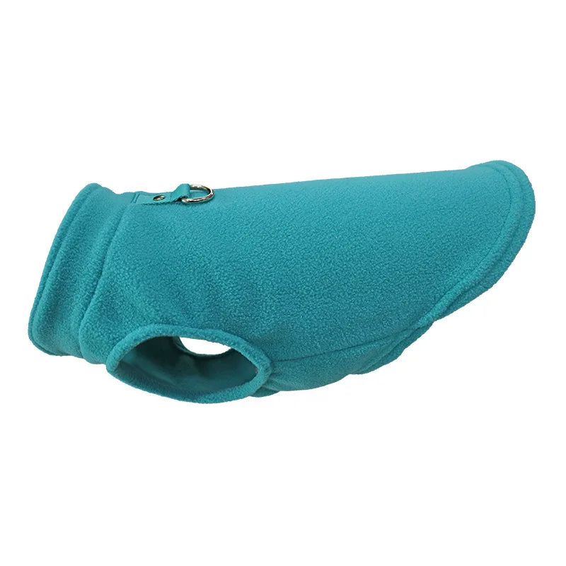 Roupinha Fleece para Cães com Guia