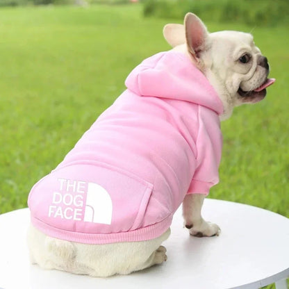 1pc   Dog Hoodies Sweatshirt Jacket Warm Fashion Pet Coat Chihuahuas Bulldog Costume Puppy Pet Autumn