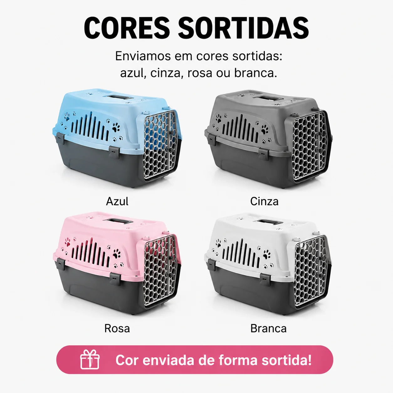 Caixa de Transporte para Cães e Gatos Premium