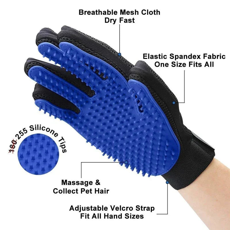 Luva de Silicone para Higiene e Escovação