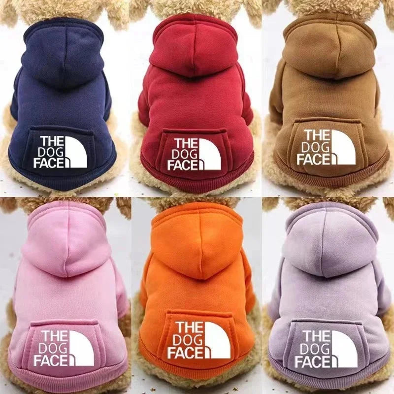 1pc   Dog Hoodies Sweatshirt Jacket Warm Fashion Pet Coat Chihuahuas Bulldog Costume Puppy Pet Autumn