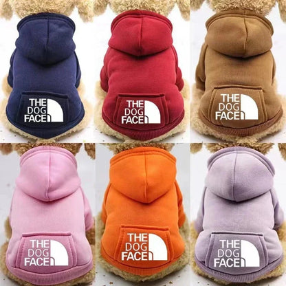 1pc   Dog Hoodies Sweatshirt Jacket Warm Fashion Pet Coat Chihuahuas Bulldog Costume Puppy Pet Autumn