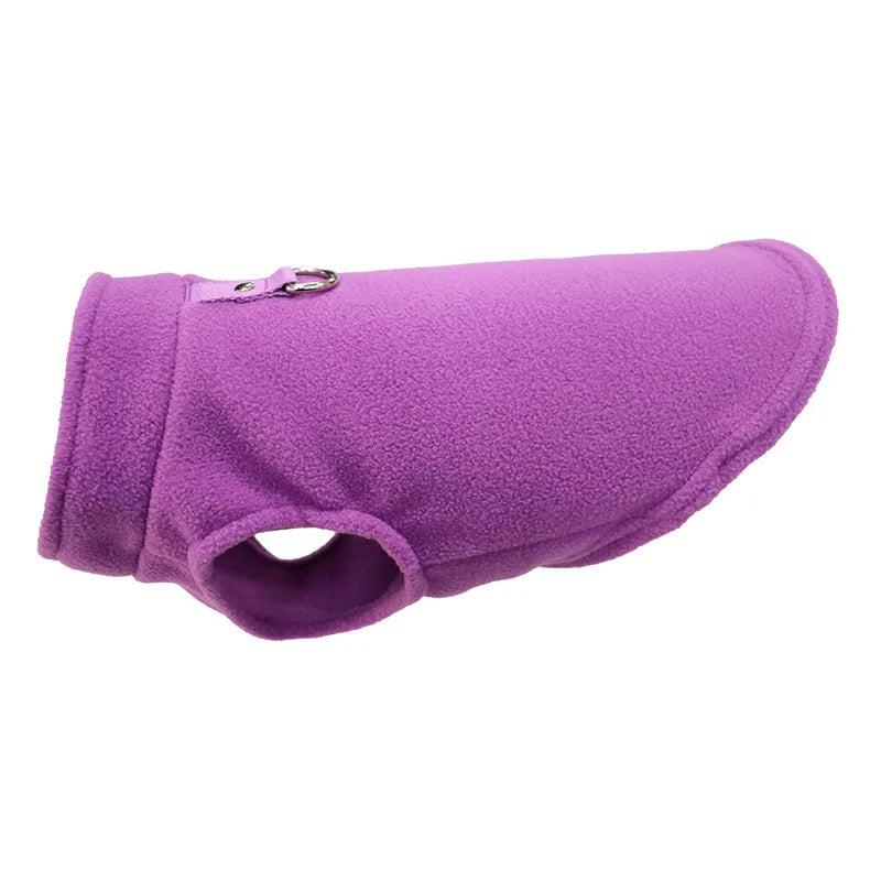 Roupinha Fleece para Cães com Guia
