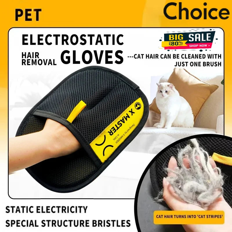 Luva Removedora de Pelos 2 em 1 para Pets