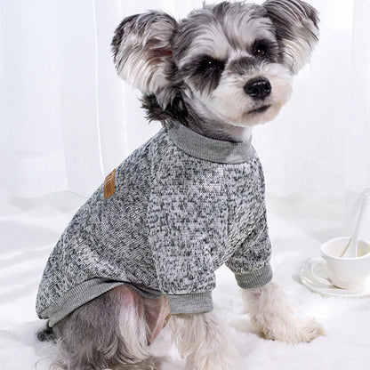 Pet Accessories Winter Dog Clothes for Small Dogs Warm Dogs Coat Schnauzer Pug Clothing Sweatshirts Casual Dog Cat Clothing
