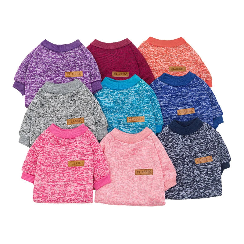 Pet Accessories Winter Dog Clothes for Small Dogs Warm Dogs Coat Schnauzer Pug Clothing Sweatshirts Casual Dog Cat Clothing