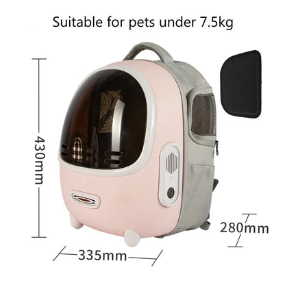 Mochila Cápsula Premium para Transporte de Cães e Gatos