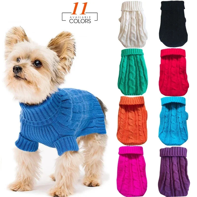 Roupinha de Tricô para Cães e Gatos