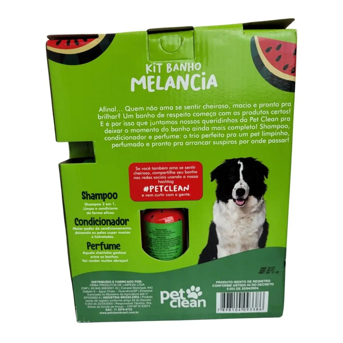 Kit Higiene Melancia para Pets