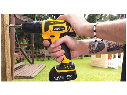 Kit Parafusadeira e Furadeira Sem Fio 12V com Maleta de Ferramentas