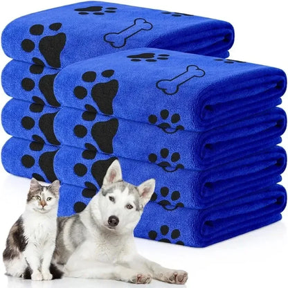 Toalha de Secagem em Microfibra para Pets