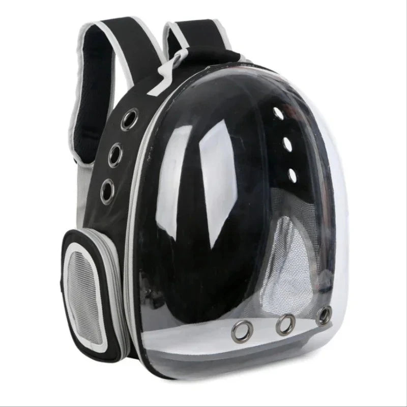 Mochila Transparente para Transporte de Cães e Gatos