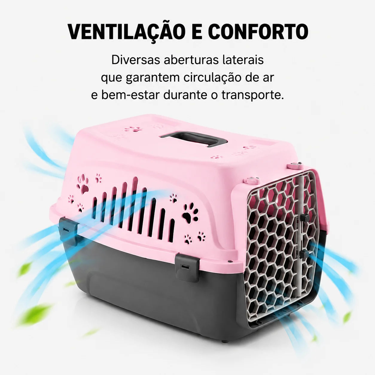 Caixa de Transporte para Cães e Gatos Premium