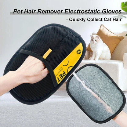 Luva Removedora de Pelos 2 em 1 para Pets
