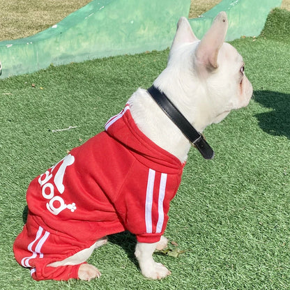 Classic Fashion Dog Hoodie, Four-Leg Design Pet Apparel, Puppy Dog Sweater for Small to Medium Breeds