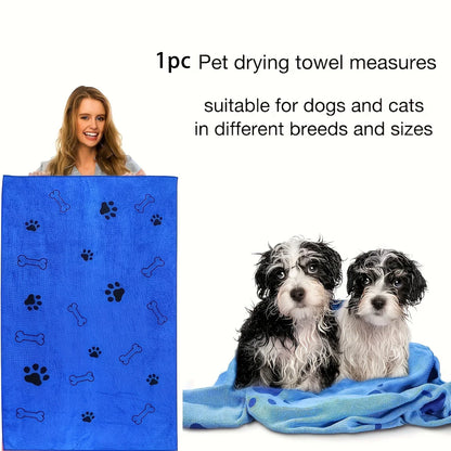 Toalha de Secagem em Microfibra para Pets