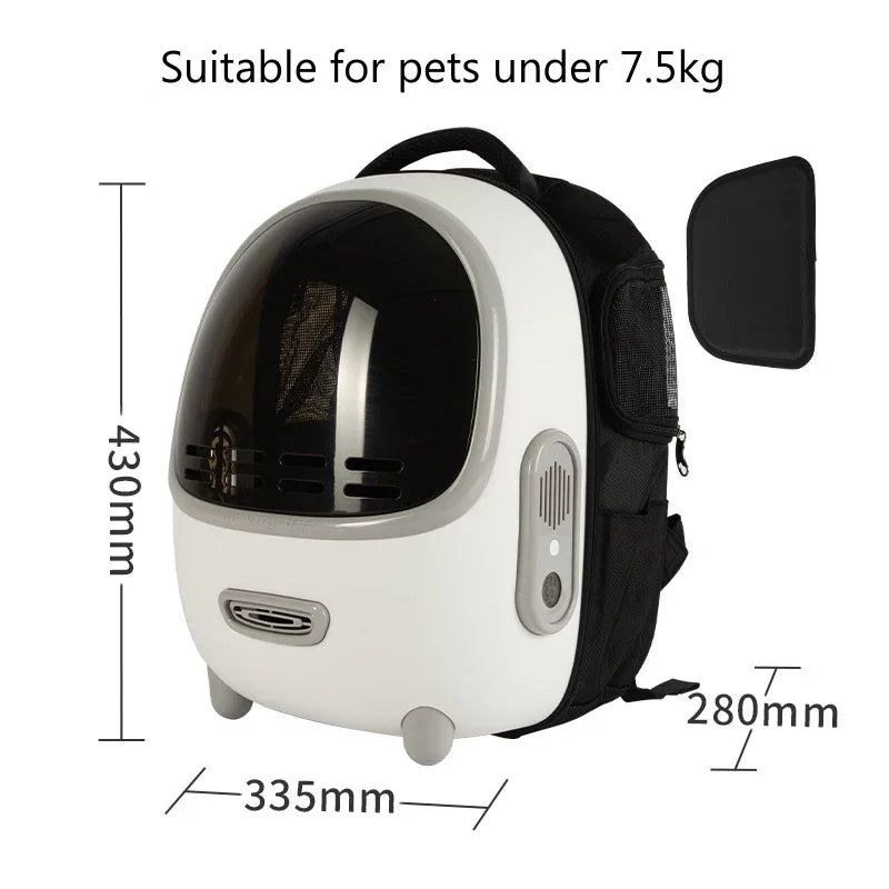 Mochila Cápsula Premium para Transporte de Cães e Gatos