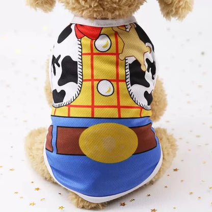 Roupinha Toy Story para cachorros e gatos de pequeno e médio porte