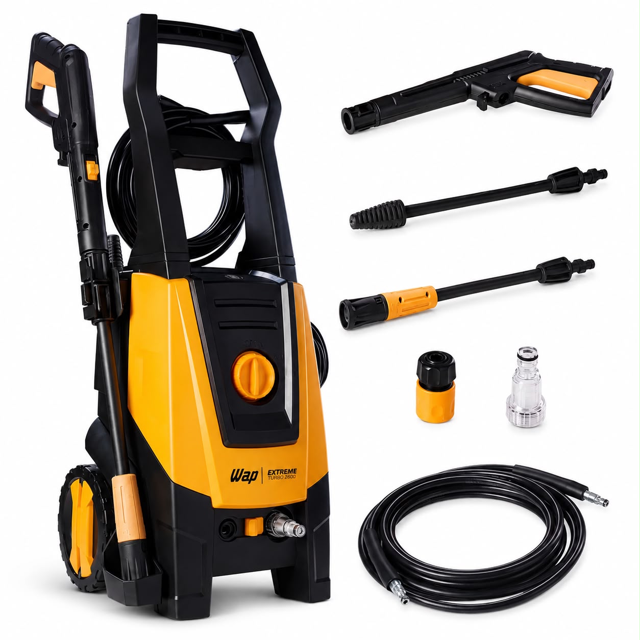 WAP Lavadora de Alta Pressão Desentupidora Extreme Turbo 2800 1900W com Aplicador de Detergente 127V