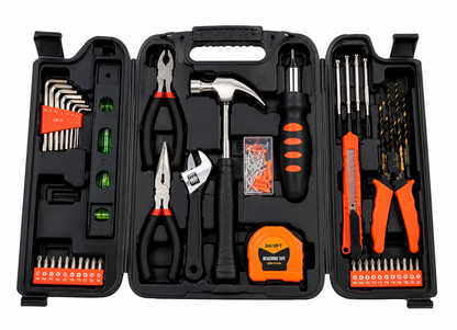 Kit de Ferramentas Sparta 129 Peças com Maleta