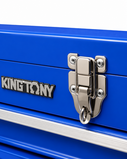 Caixa de Ferramentas KING TONY 74 Peças com 3 Gavetas